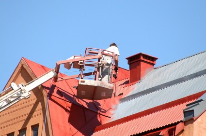 Roof painting in Shoreham, New York by Long Island Pro Painting LLC