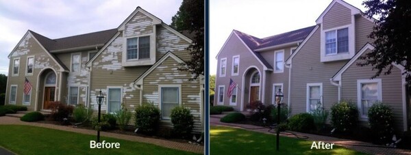 Exterior painting in East Yaphank, NY.